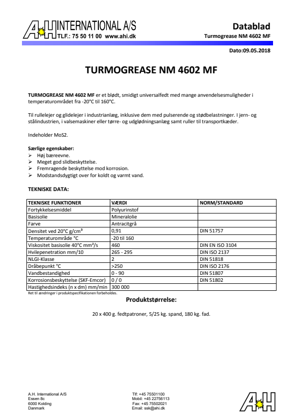 

Turmogrease NM 4602 MF

